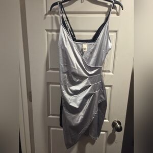 E.L.H. Studio Shimmering Silver Dress